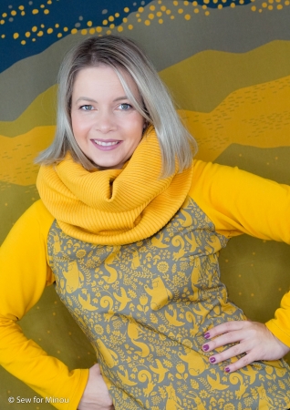 Sommersweat - French Terry - Dwellers - by Käselotti - gelb